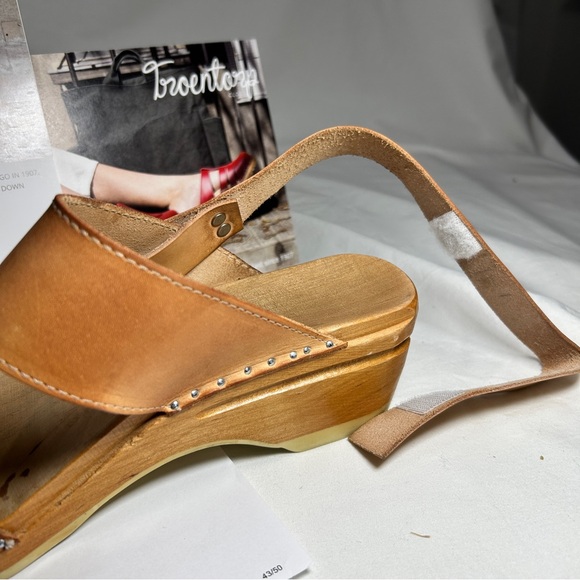 Troentorp Karin Clogs – Nude Leather – Size 42 (Women’s 12) - Picture 3 of 13